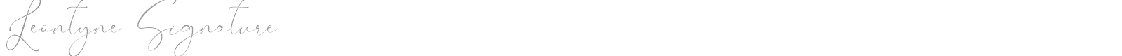 Leontyne Signature font preview